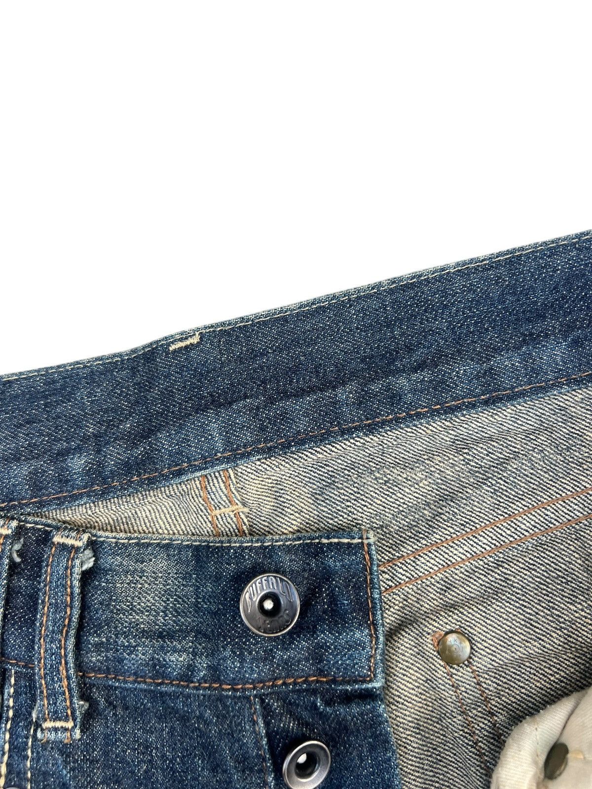 BUFFALO BOBS Vintage Buffalo Jeans Distressed Mud Denim Bootcut Jeans Size US 30 / EU 46 - 5 Thumbnail