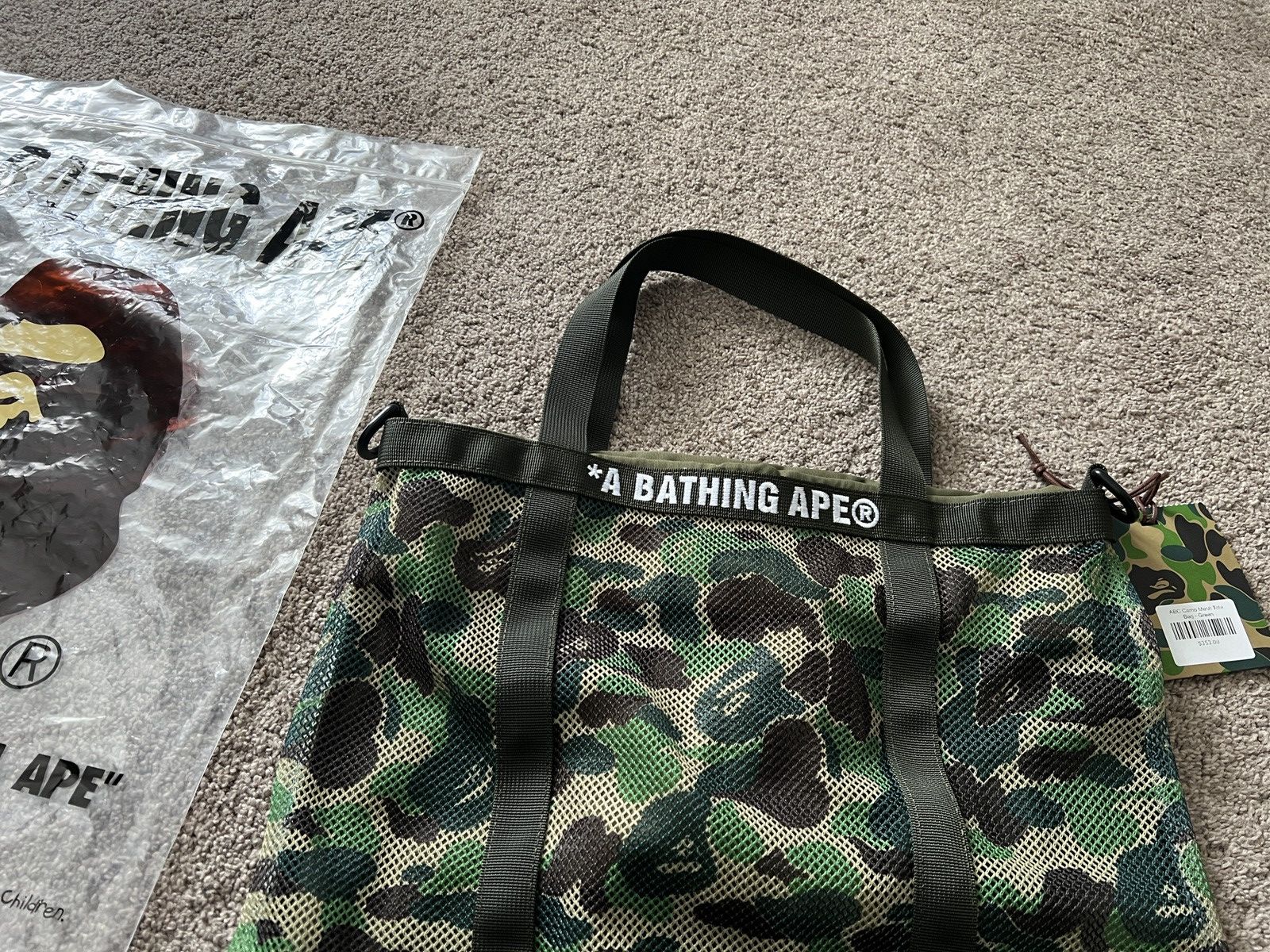 Bape ABC Camo Tote Bag Size ONE SIZE - 3 Thumbnail
