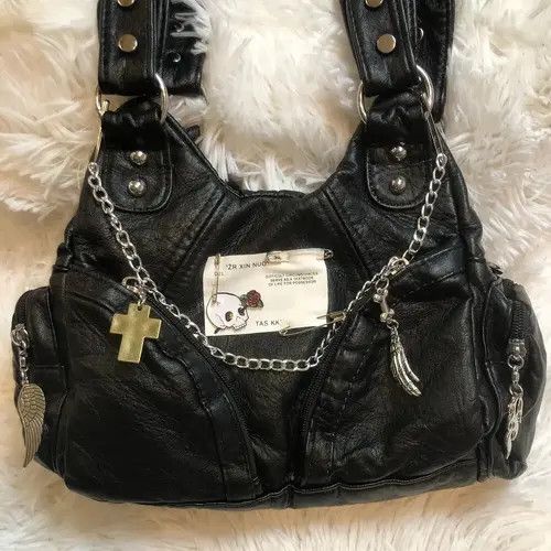 Vintage Rock Style Cross Handbag Size ONE SIZE - 3 Thumbnail