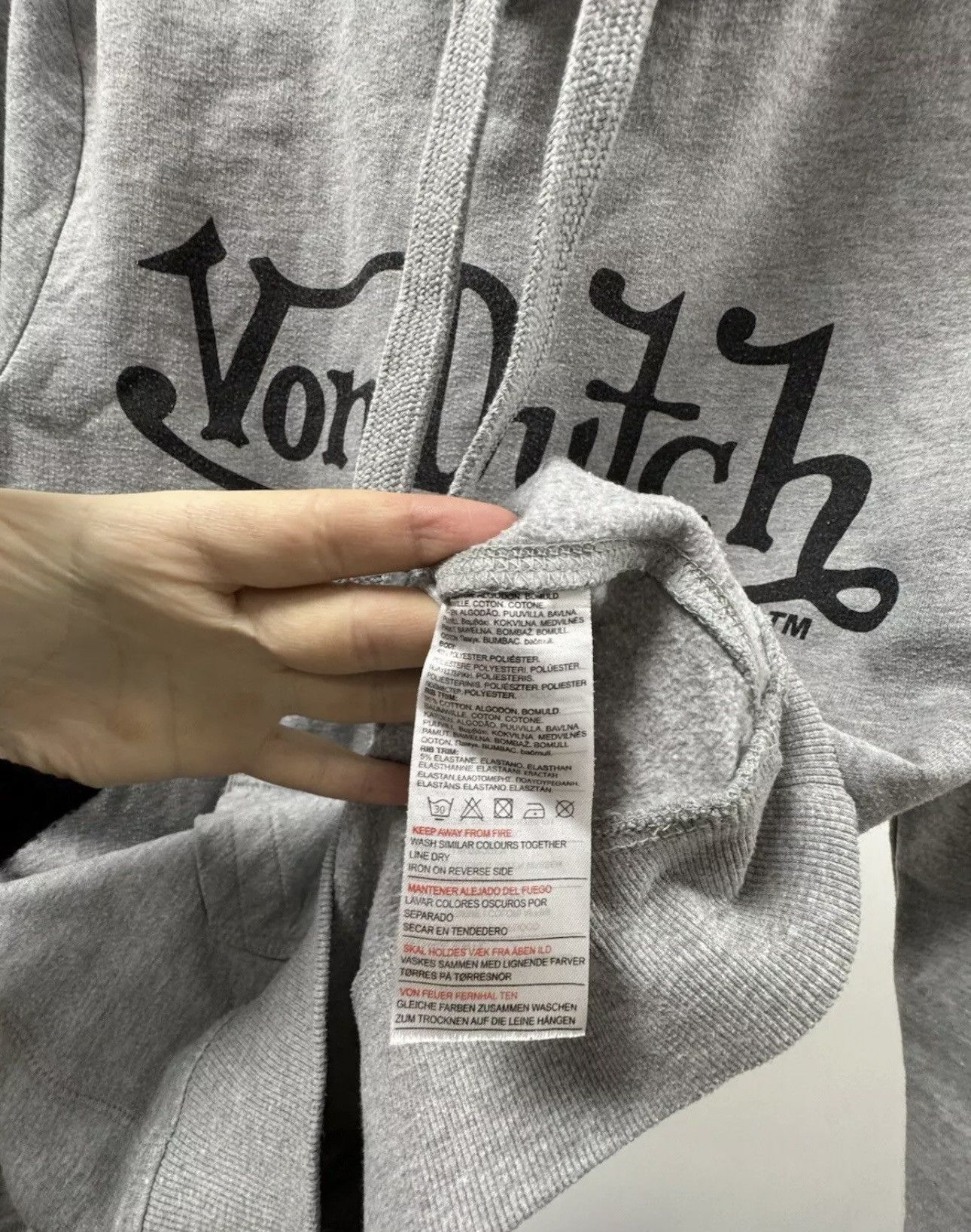 Vintage × Von Dutch Vintage Hoodie Von Dutch M Size Big Logo Y2K Size US M / EU 48-50 / 2 - 5 Thumbnail