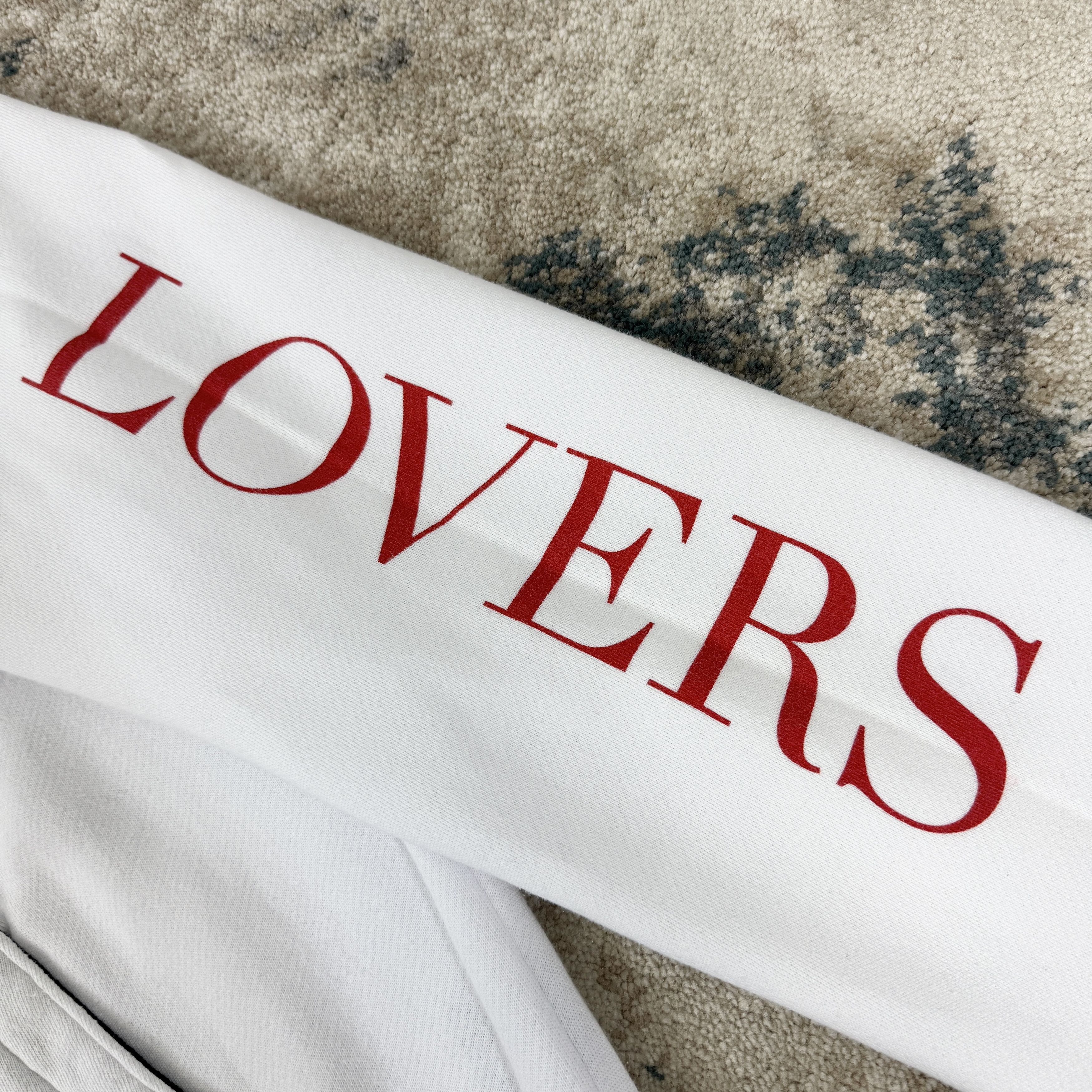 Amiri Amiri Lovers Embroidered Pullover Hoodie In White RRP £550 Size US M / EU 48-50 / 2 - 4 Thumbnail
