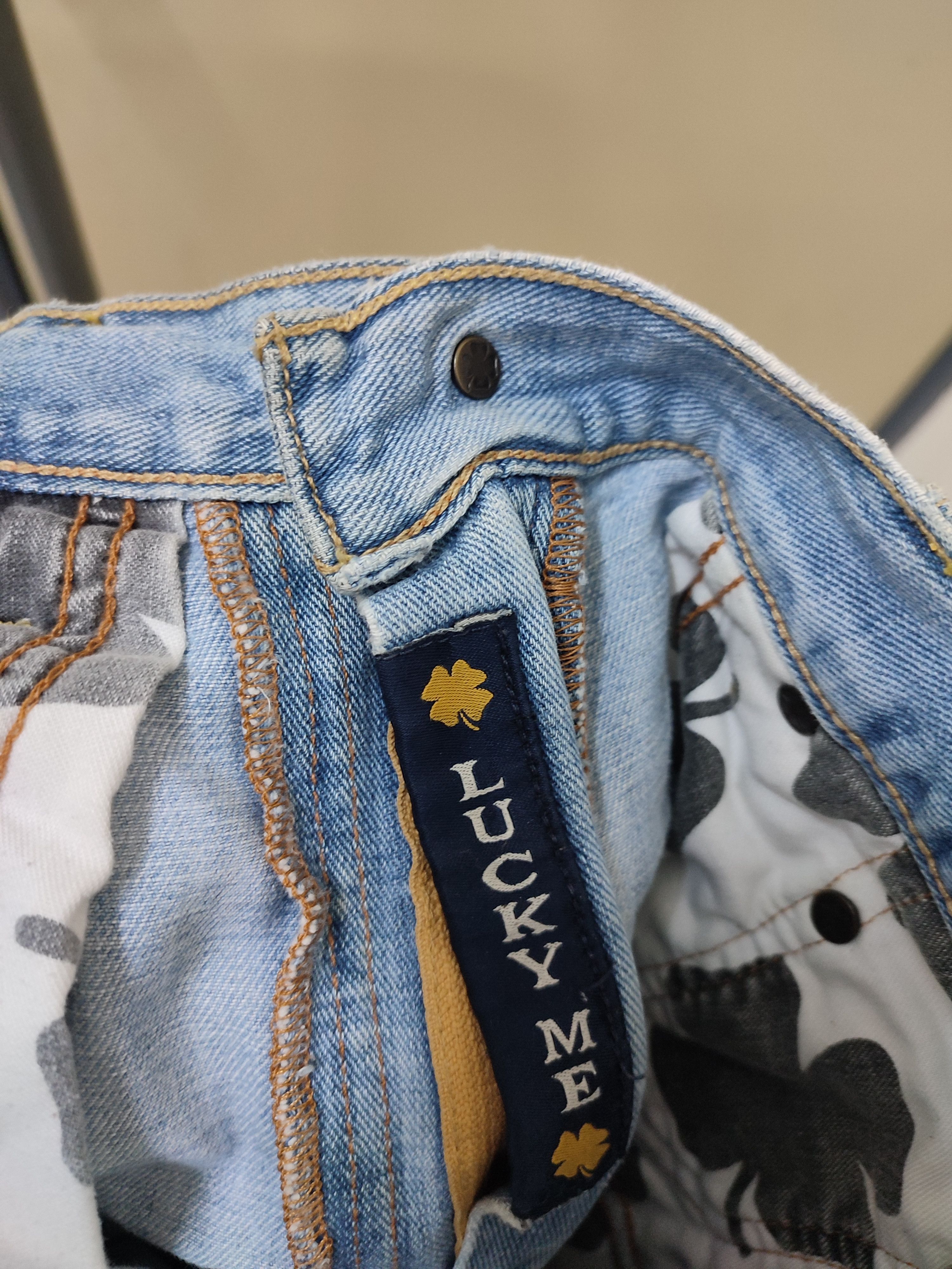 Lucky Brand VINTAGE LUCKY BRAND 181 RELAXED STRAIGHT DENIM Size US 35 - 22 Thumbnail