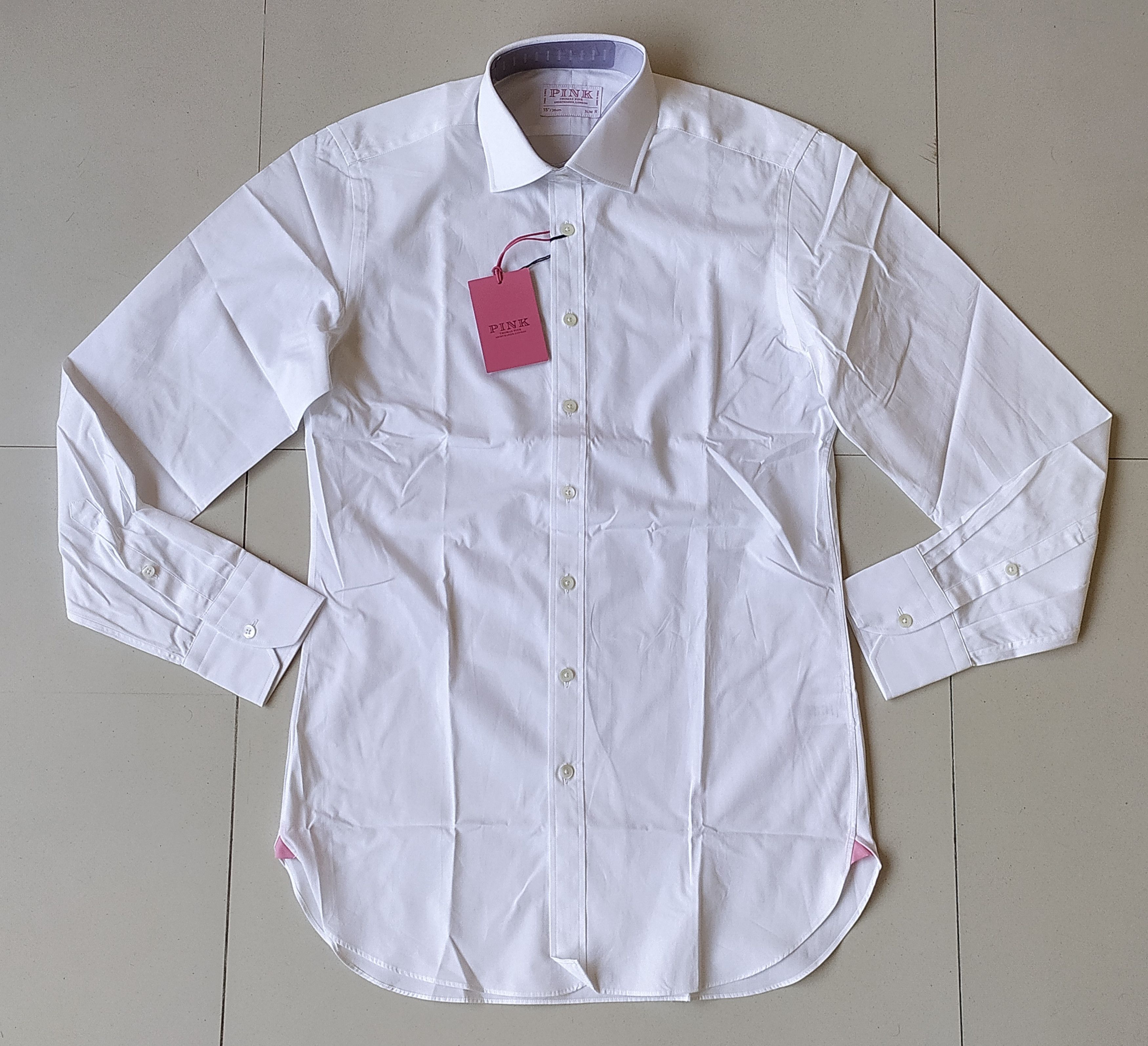 Thomas Pink Thomas Pink Slim Fit Formal soild Shirt Free Shipping T/108 Size US S / EU 44-46 / 1 - 2 Thumbnail