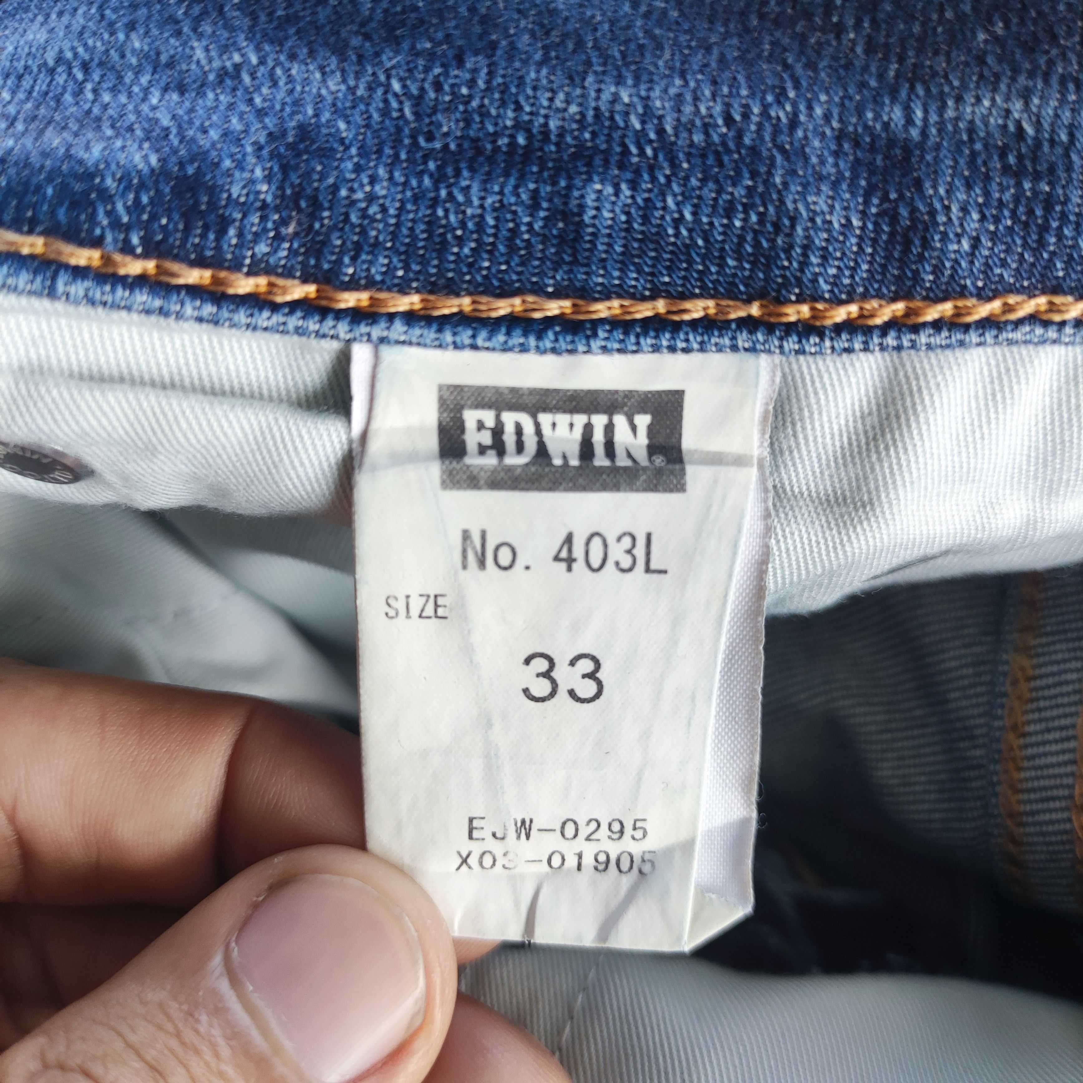 Edwin Vintage Edwin Brand Jeans Distressed Ripped Pants Size US 34 / EU 50 - 8 Thumbnail