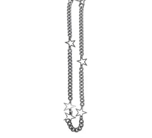 Jewelry Punk Hollow Star Necklaces Size ONE SIZE - 4 Thumbnail