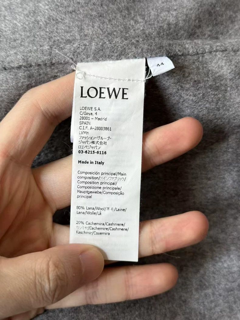 Loewe loewe Leather-trimmed wool jacket 2506-Nextarrow Size US S / EU 44-46 / 1 - 3 Thumbnail