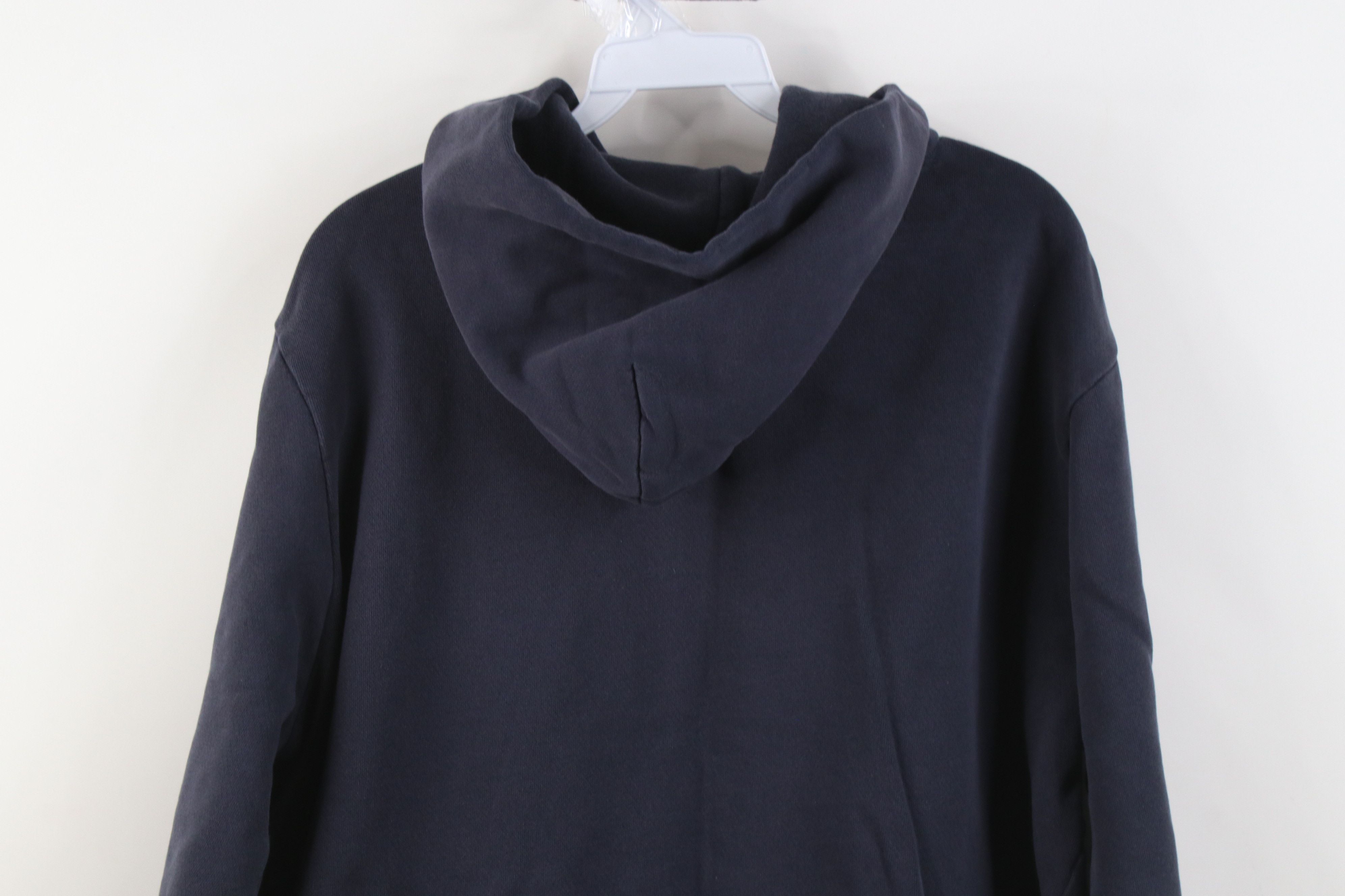 Polo Ralph Lauren Vintage 90s Ralph Lauren Spell Hoodie Sweatshirt Navy Blue Size US L / EU 52-54 / 3 - 13 Thumbnail