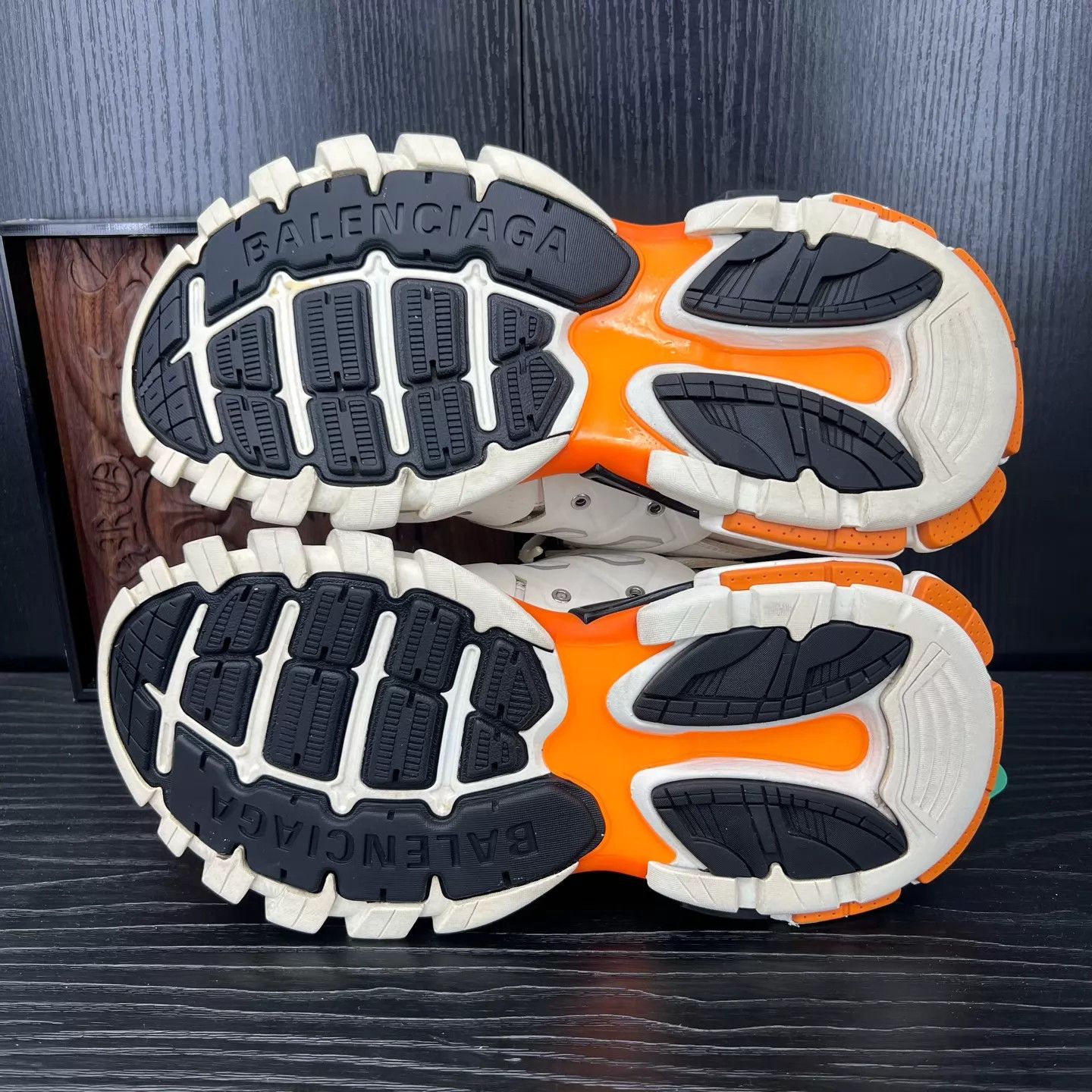 Balenciaga Balenciaga Track White Orange 41 New Size US 8 / EU 41 - 6 Thumbnail