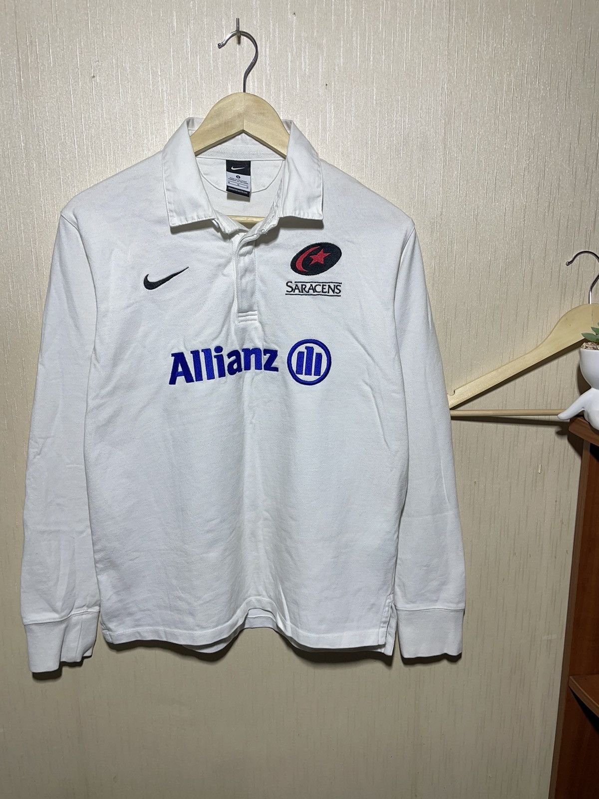 Nike × Vintage Nike Saracens vintage rugby jersey streetwear Size US M / EU 48-50 / 2 - 1 Thumbnail