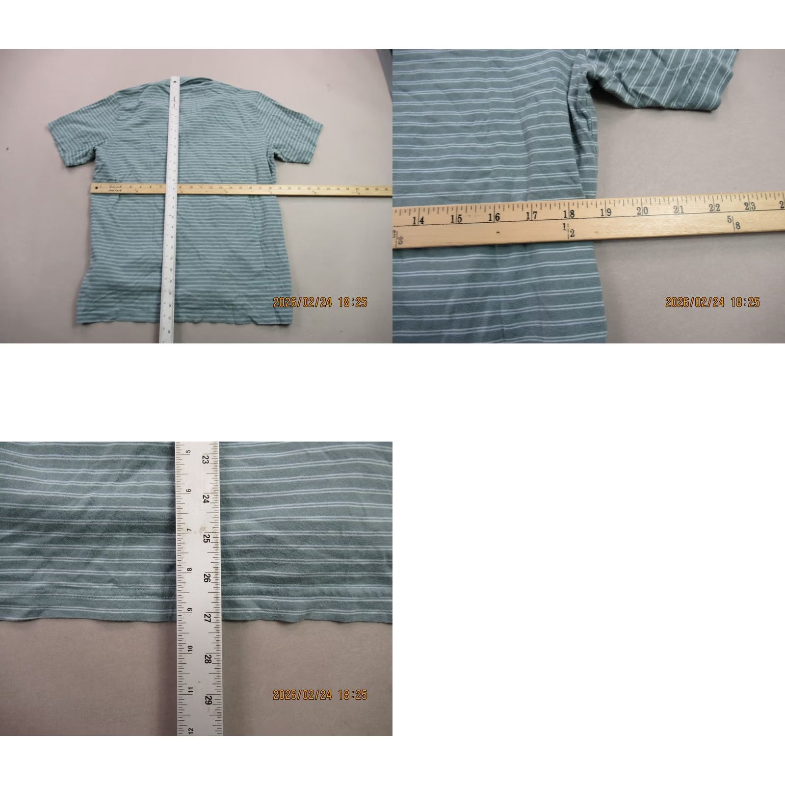 The North Face The North Face Shirt Mens Polo Short Sleeve Striped Green Casual Golf Regular Fit Size US M / EU 48-50 / 2 - 8 Thumbnail