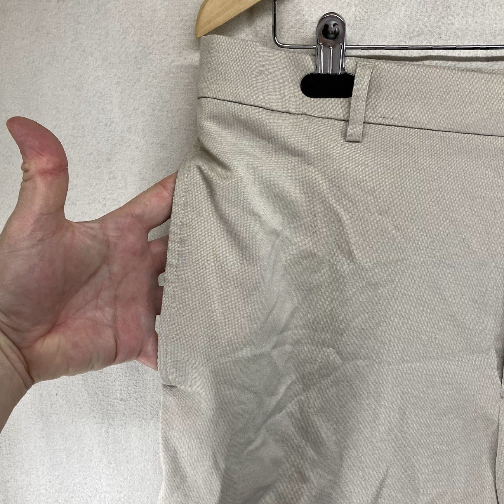 Vintage Walter Hagen Essentials Golf Shorts Men’s 36 (37x10) Light Khaki Stretch Size US 36 / EU 52 - 5 Thumbnail