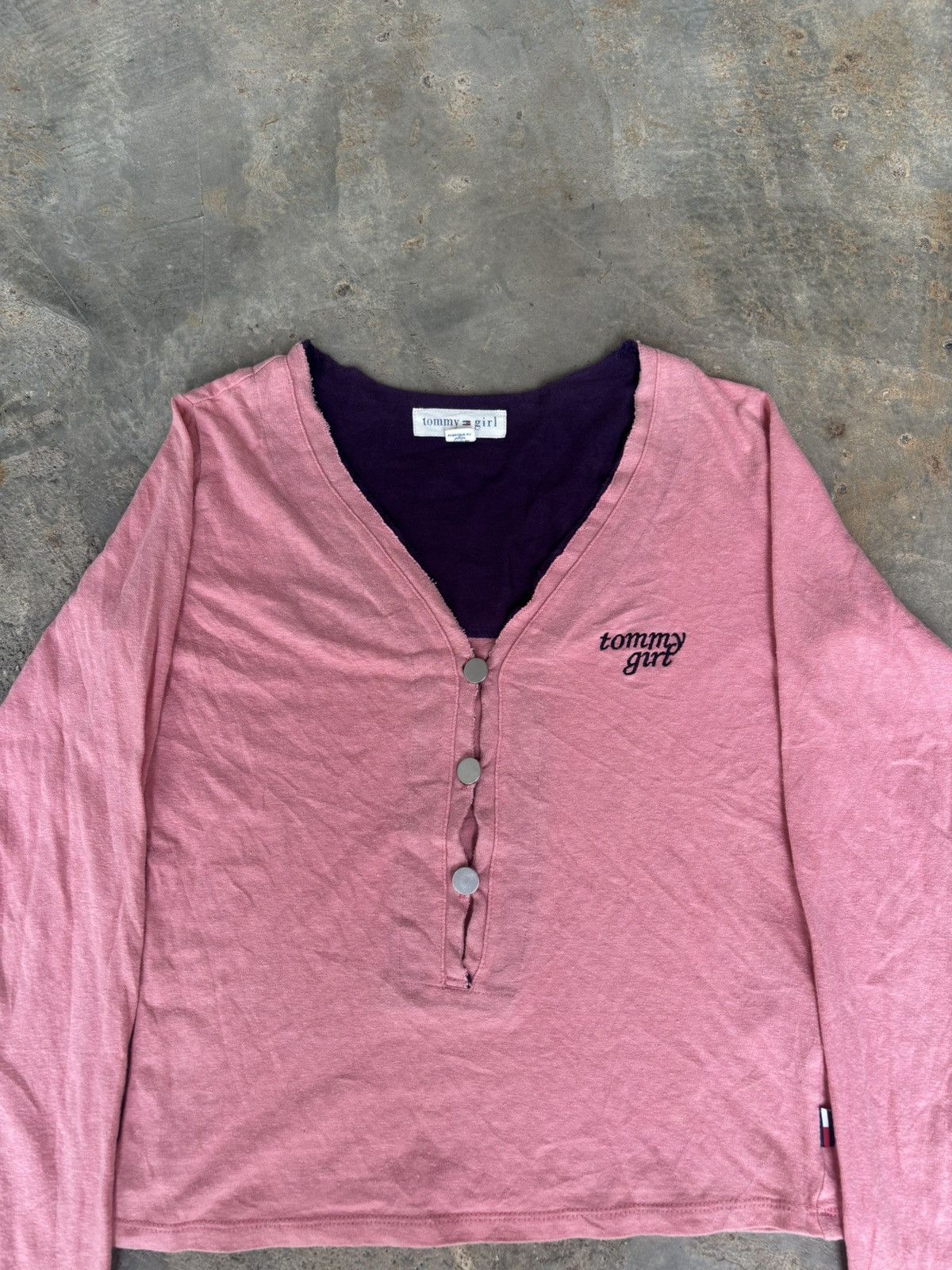 Hysteric Glamour × Japanese Brand Y2k Tommy Girl Shirt Button up Size M / US 6-8 / IT 42-44 - 2 Thumbnail