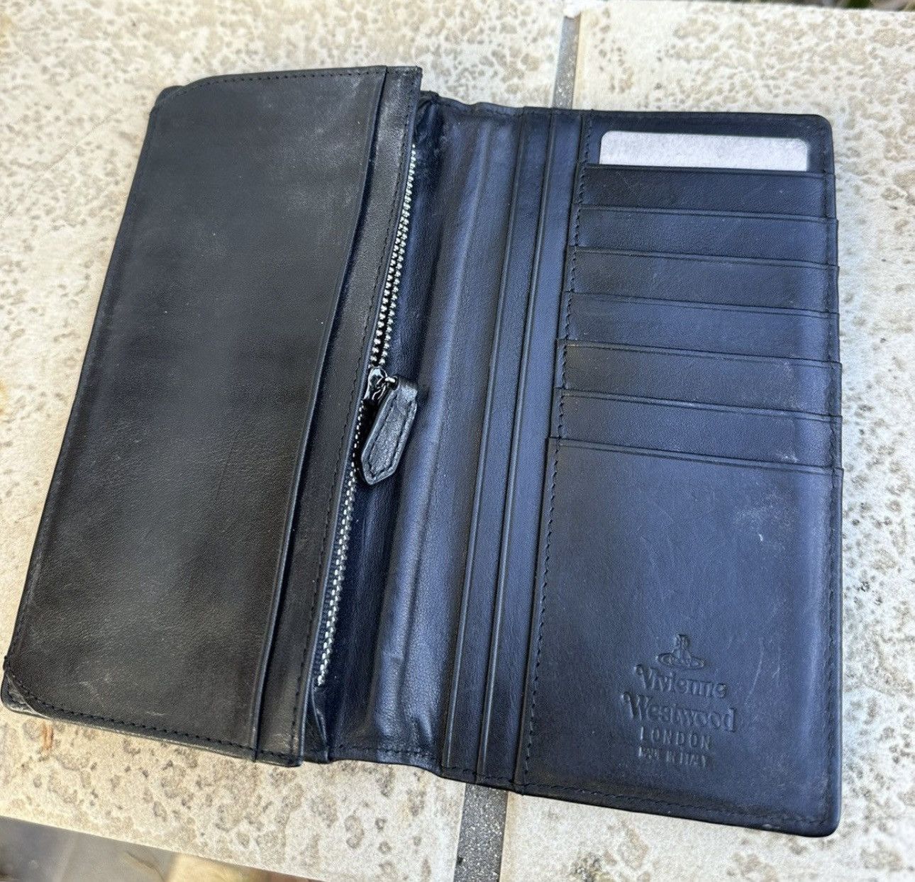 Vivienne Westwood Vivienne Westwood Black Leather Wallet Size ONE SIZE - 4 Thumbnail