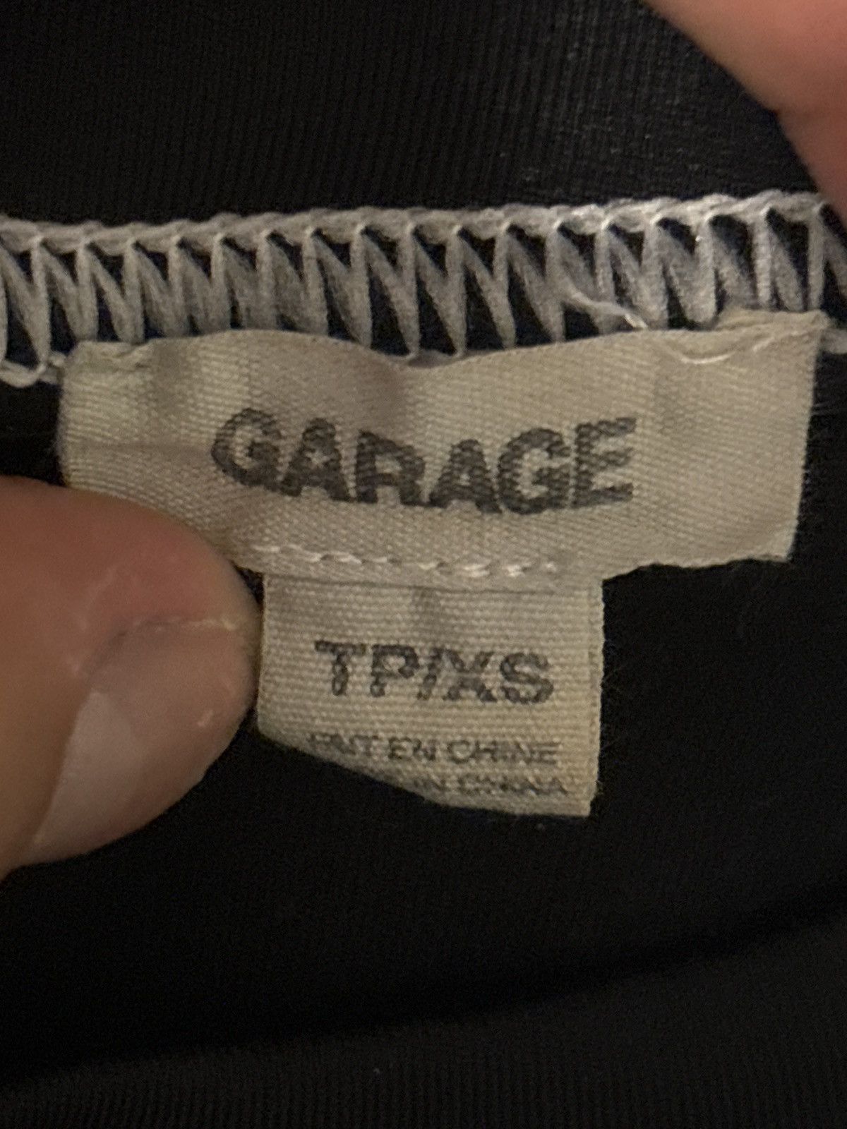 Garage Garage long sleeve tight black top Size XS / US 0-2 / IT 36-38 - 2 Thumbnail
