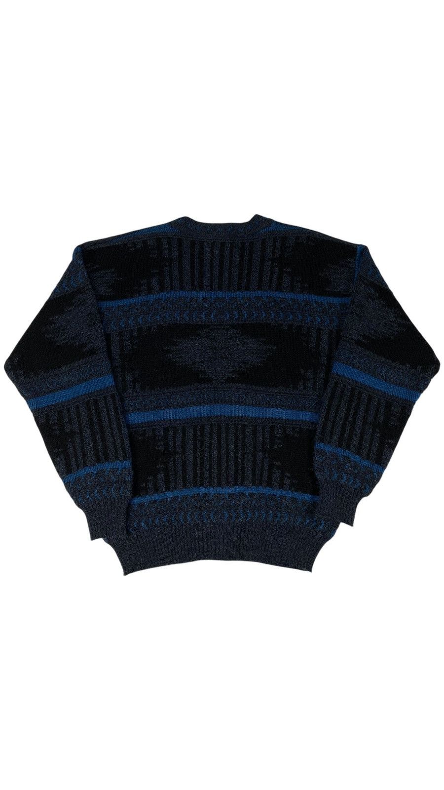 Vintage 🔥LASTDROP🔥 90s Carletti Roma Wool Abstract Cardigan Sweater Size US XL / EU 56 / 4 - 2 Thumbnail