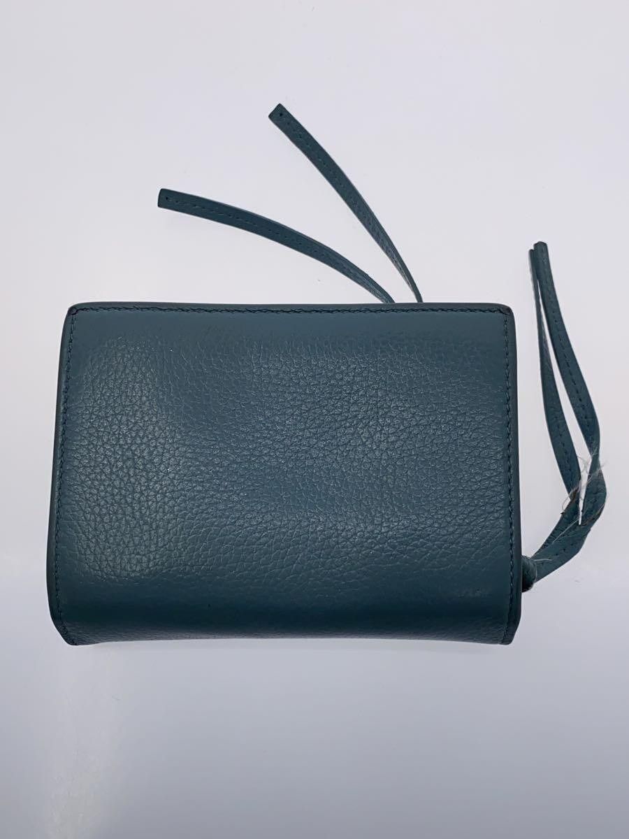 Balenciaga Balenciaga Neo Classic Leather Bi-Fold Wallet Blue Size ONE SIZE - 2 Thumbnail
