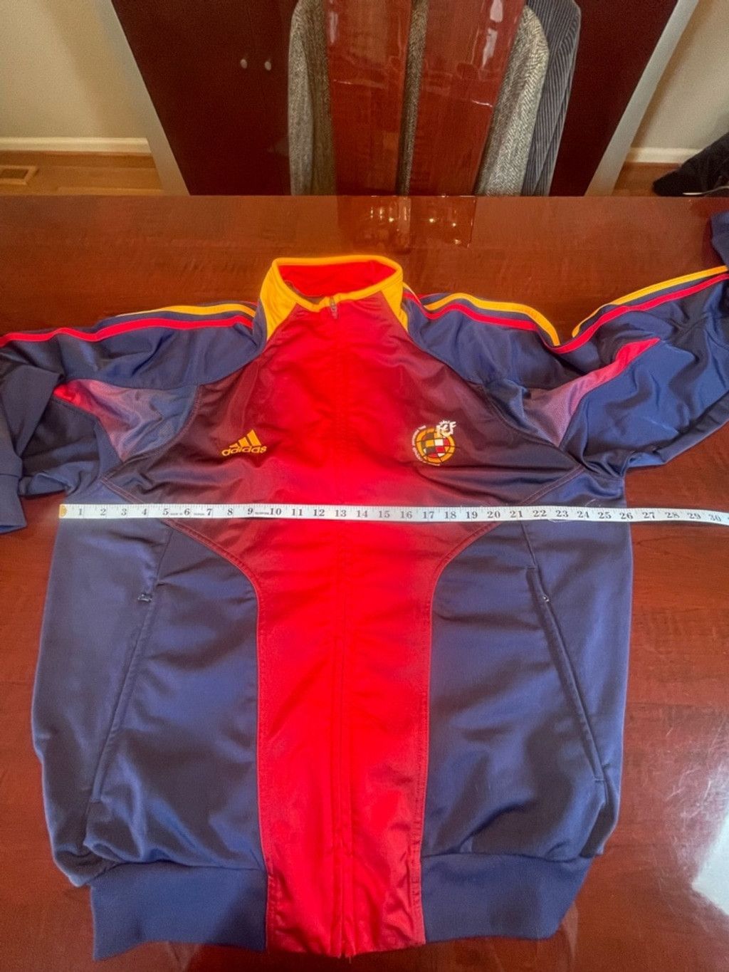 Adidas Adidas Spain RFEF National Team Soccer Track Suit Men's L Size US L / EU 52-54 / 3 - 3 Thumbnail