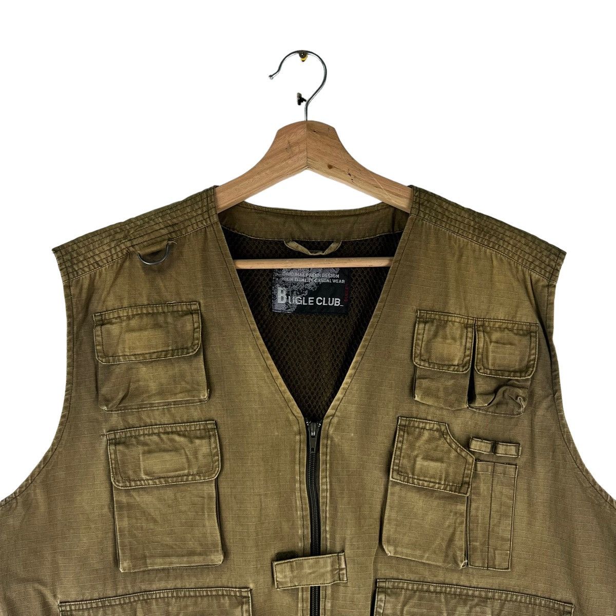 Hysteric Glamour 🔥VINTAGE UTILITY VEST MULTI POCKET CARGO BUGLE CLUB JAPAN Size US M / EU 48-50 / 2 - 3 Thumbnail