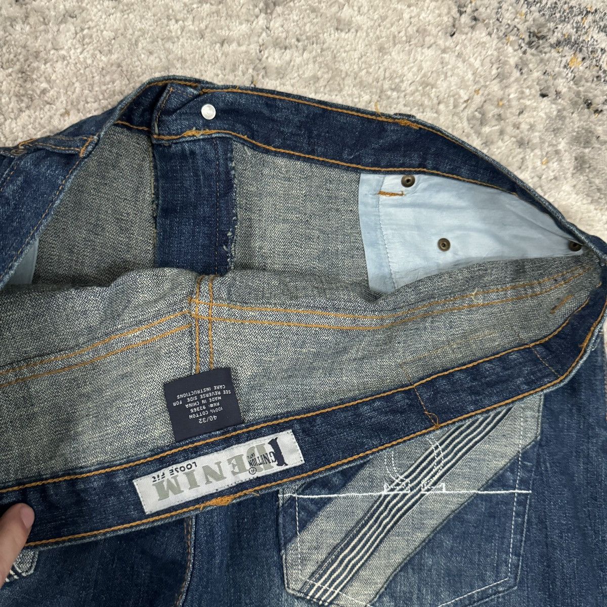 JNCO × Japanese Brand × Vintage Vintage Y2K Ignition baggy wide leg Southpole wash jeans Size US 40 / EU 56 - 5 Thumbnail
