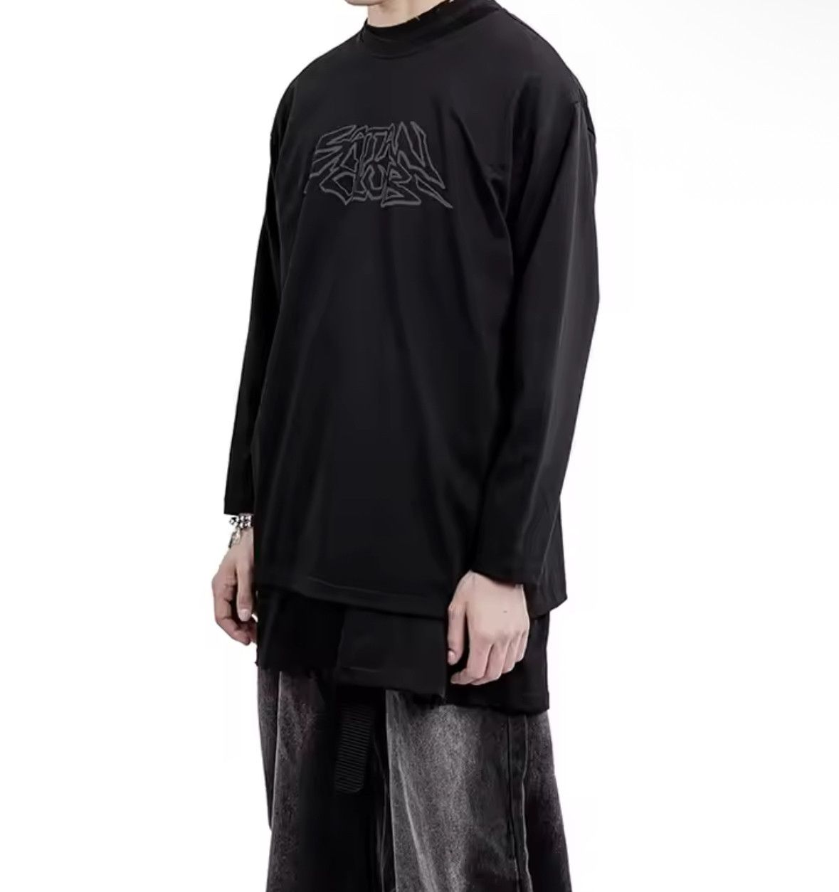Japanese Brand Y2K Streetwear Graffiti Long Sleeve T-Shirt Graphic Tees Size US L / EU 52-54 / 3 - 2 Thumbnail