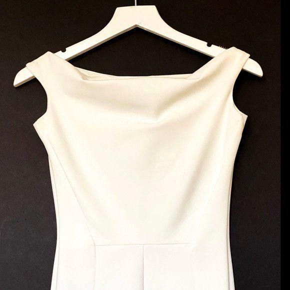 Chiara Boni NWT CHIARA BONI Sissel 3D Rose Bateau neck dress, size 40IT Size S / US 4 / IT 40 - 4 Thumbnail