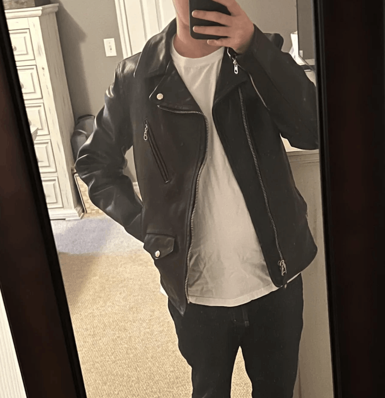 3sixteen × Schott Schott x 3sixteen Horsehide Teacore Perfecto Size US XS / EU 42 / 0 - 2 Thumbnail