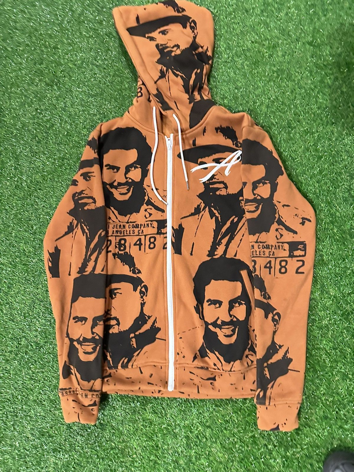 image of Size M Asaali Sweater Hoodie - Below Retail in Brown, Men's
