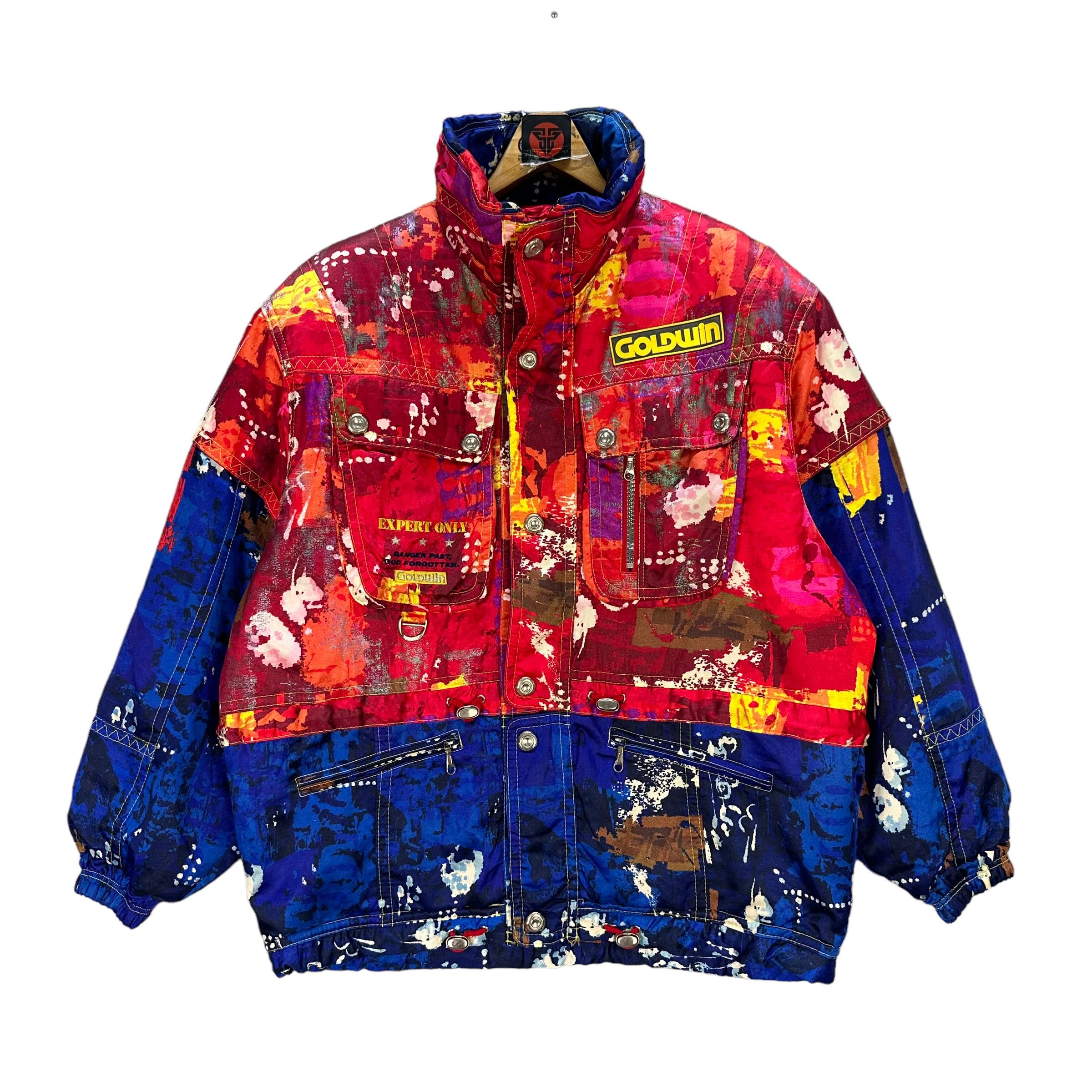 Goldwin GOLDWIN COLORFUL SKI JACKET #7605-157 Size US L / EU 52-54 / 3 - 1 Thumbnail