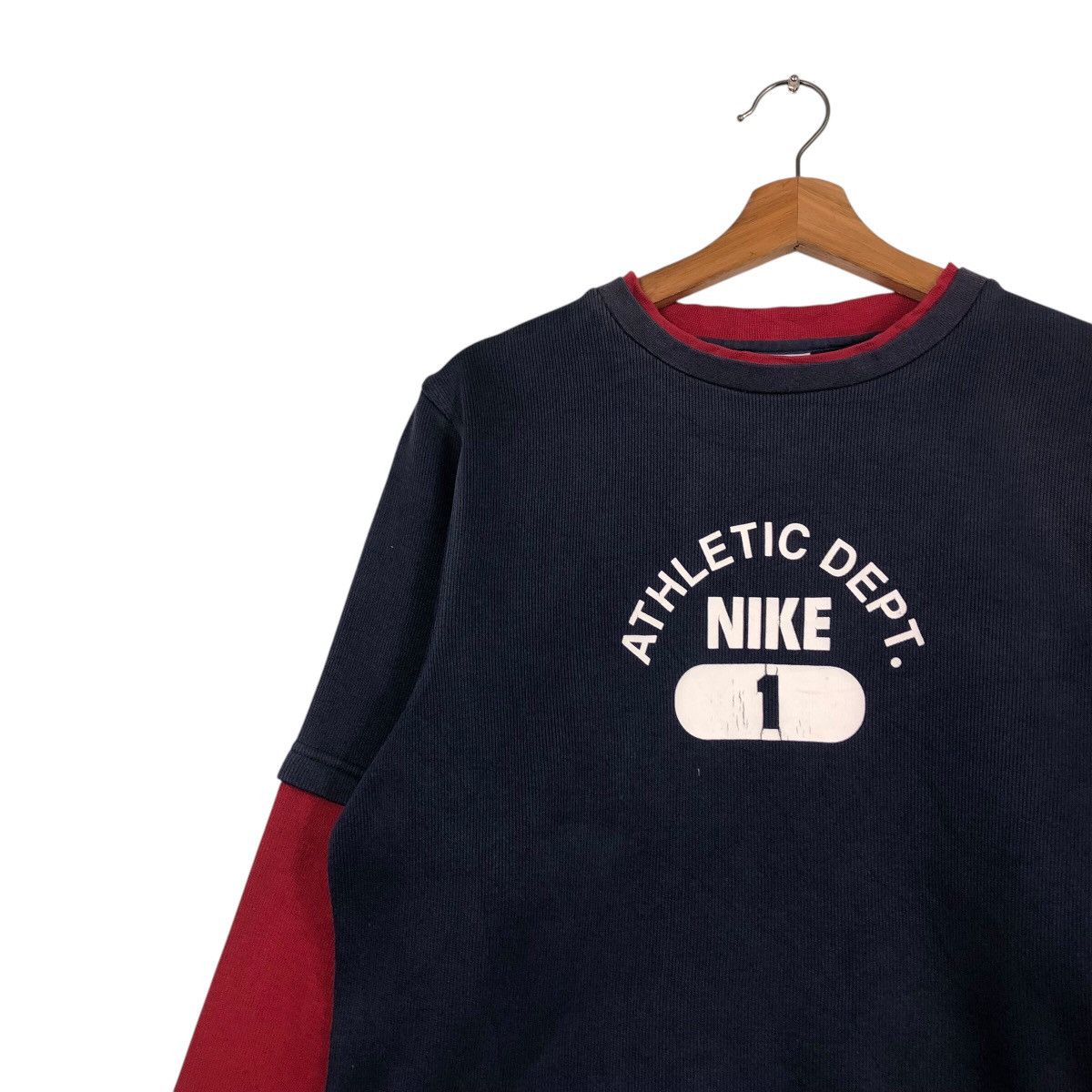Nike Rare Nike 90s Style Colorblock Athletic Crew Size US L / EU 52-54 / 3 - 8 Thumbnail
