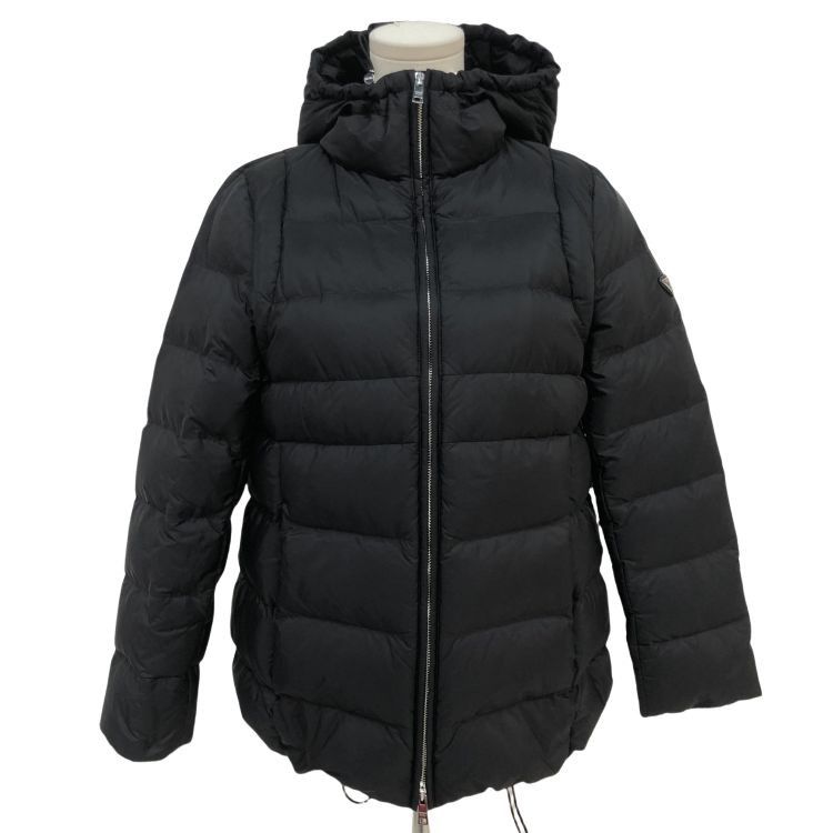 Prada Prada Hooded Down Jacket Size 40 Size S / US 4 / IT 40 - 1 Thumbnail