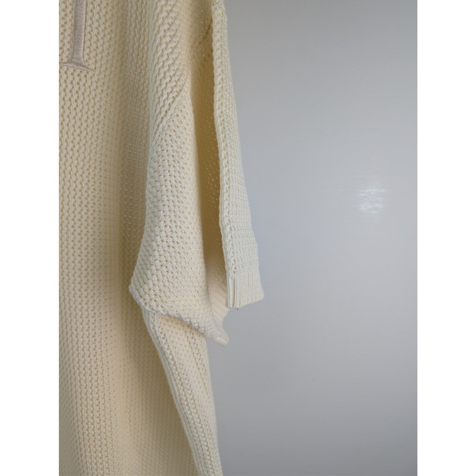 Amiri o1rshd1 Amiri Crochet Button up Half Sleeve Shirt in Ivory Size US XL / EU 56 / 4 - 14 Thumbnail