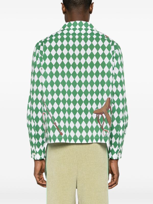 Bode Bode diamond jockey ls shirt Size US L / EU 52-54 / 3 - 3 Thumbnail