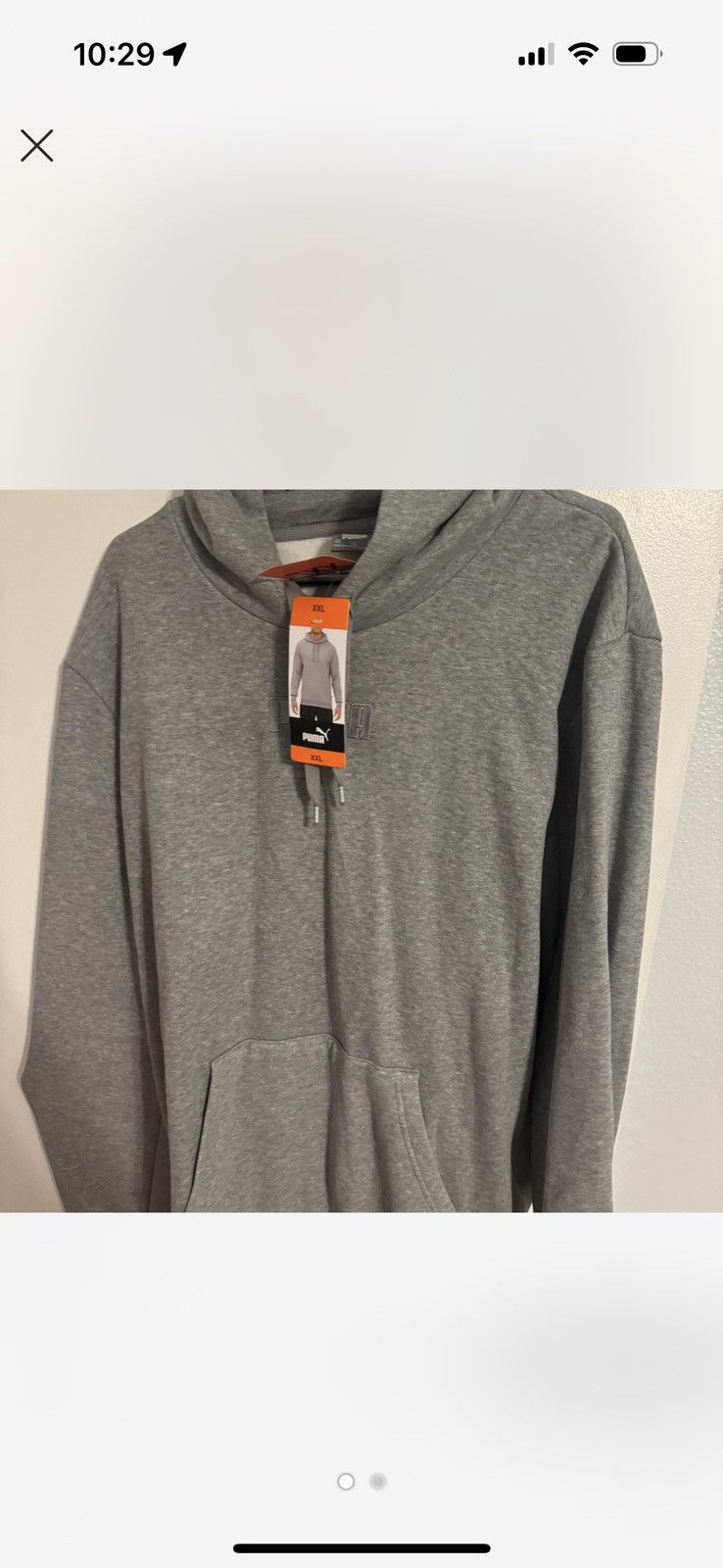 Puma Grey Puma hoodie with drawstrings Size US XXL / EU 58 / 5 - 1 Thumbnail