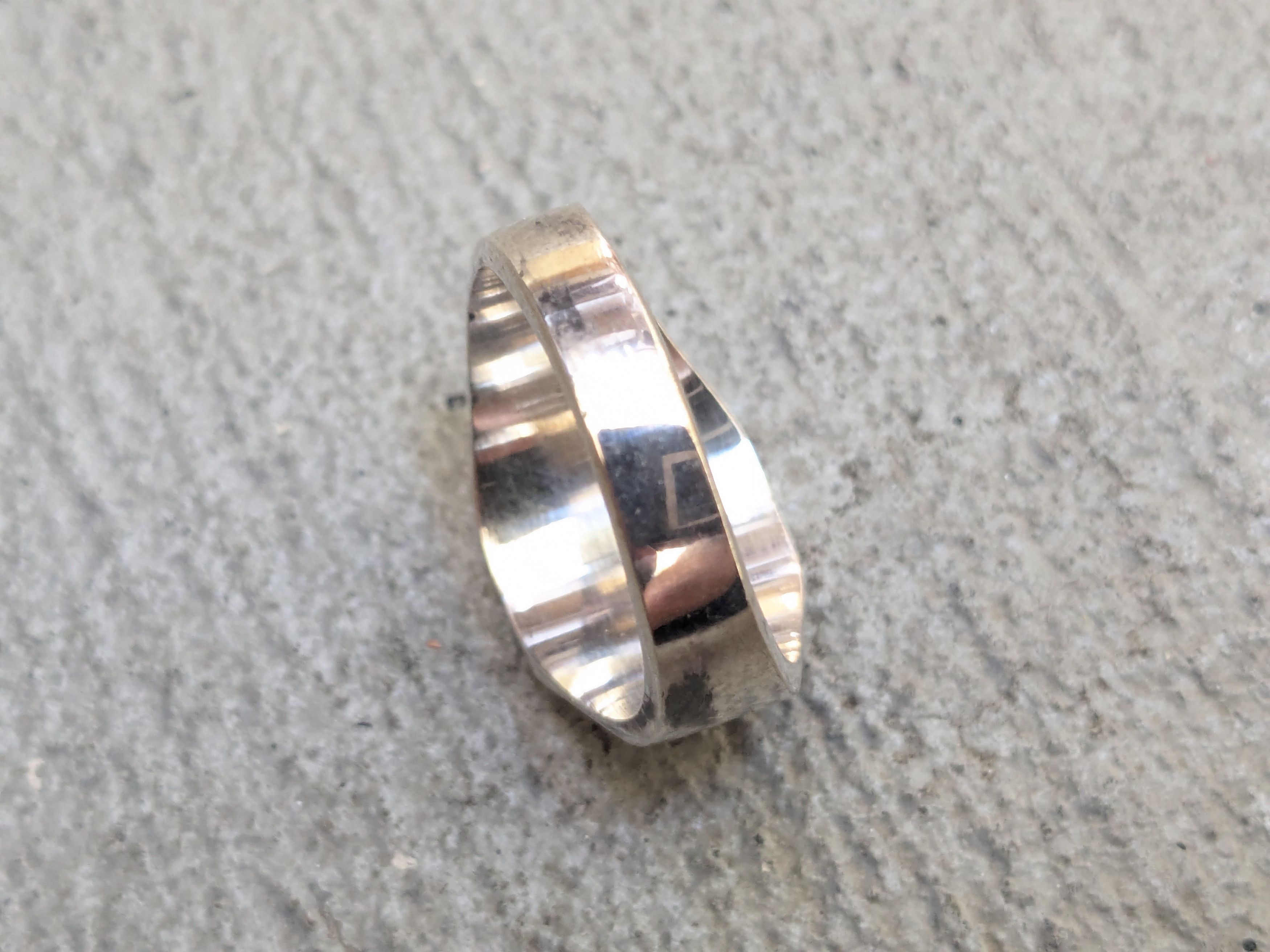 Vintage Vintage Sterling Silver Ring Blue Sodalite Oval 13.5 Mexico Size ONE SIZE - 11 Thumbnail