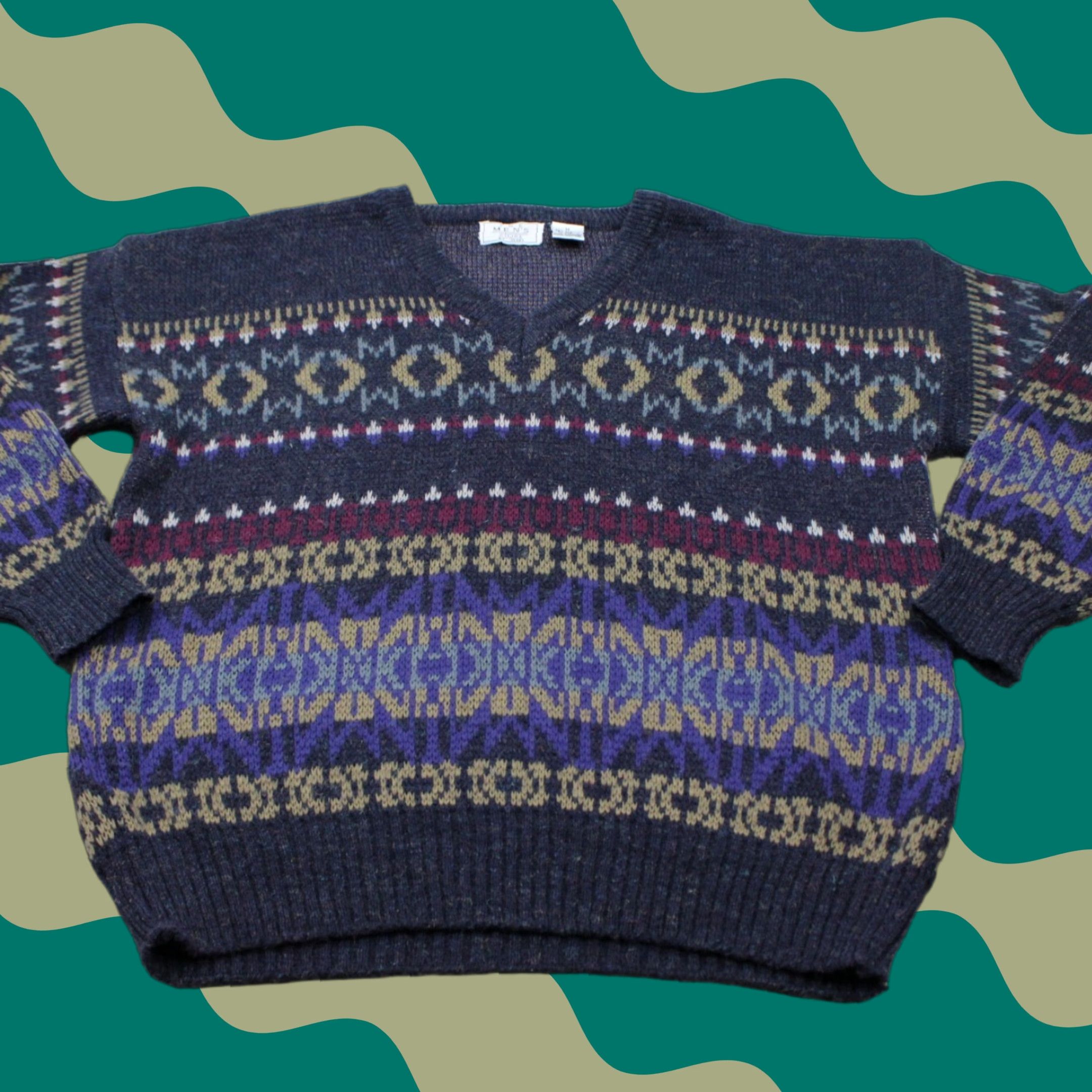 Sears VINTAGE Sears Mens Sweater Shirt? Size US M / EU 48-50 / 2 - 1 Thumbnail