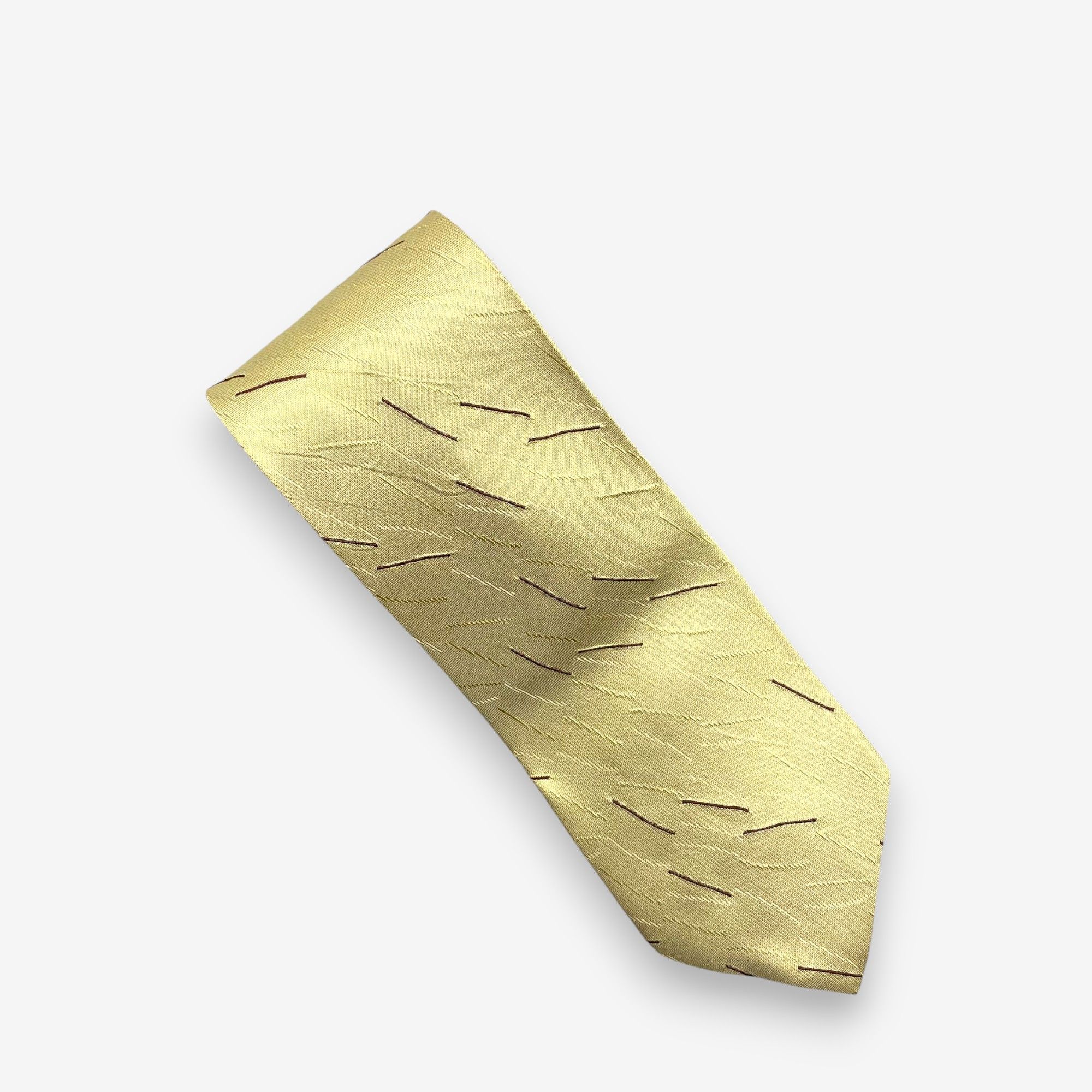 Issey Miyake Vintage Issey Miyake SILK Necktie Cravate Pure Silk Neck Tie Size ONE SIZE - 2 Thumbnail