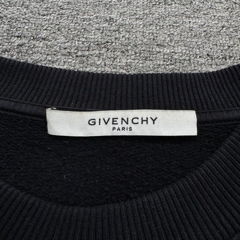 Givenchy Givenchy Givenchy Dog Print Black Sweatshirt Size XL -2507 Size US XL / EU 56 / 4 - 4 Thumbnail