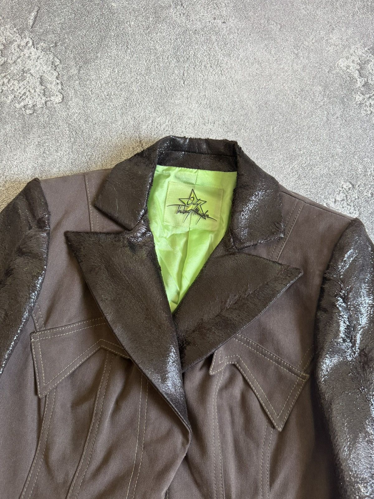 Thierry Mugler Only Thierry Mugler US8/GB12/I42 vintage retro jacket blazer Size M / US 6-8 / IT 42-44 - 8 Thumbnail