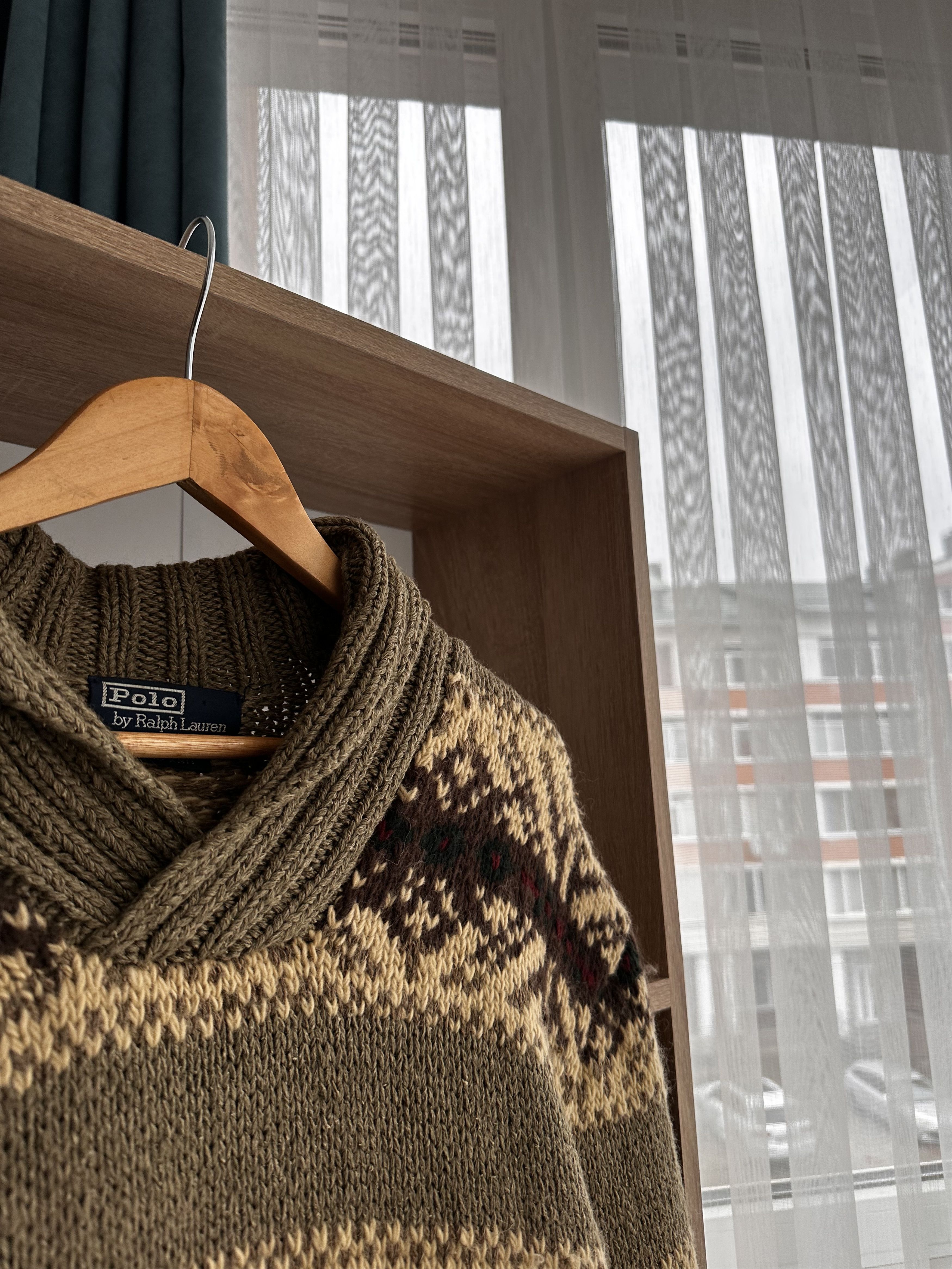 Polo Ralph Lauren Vintage Polo Ralph Lauren RRL Hand Knit Wool Pocket Sweater Size US L / EU 52-54 / 3 - 8 Thumbnail