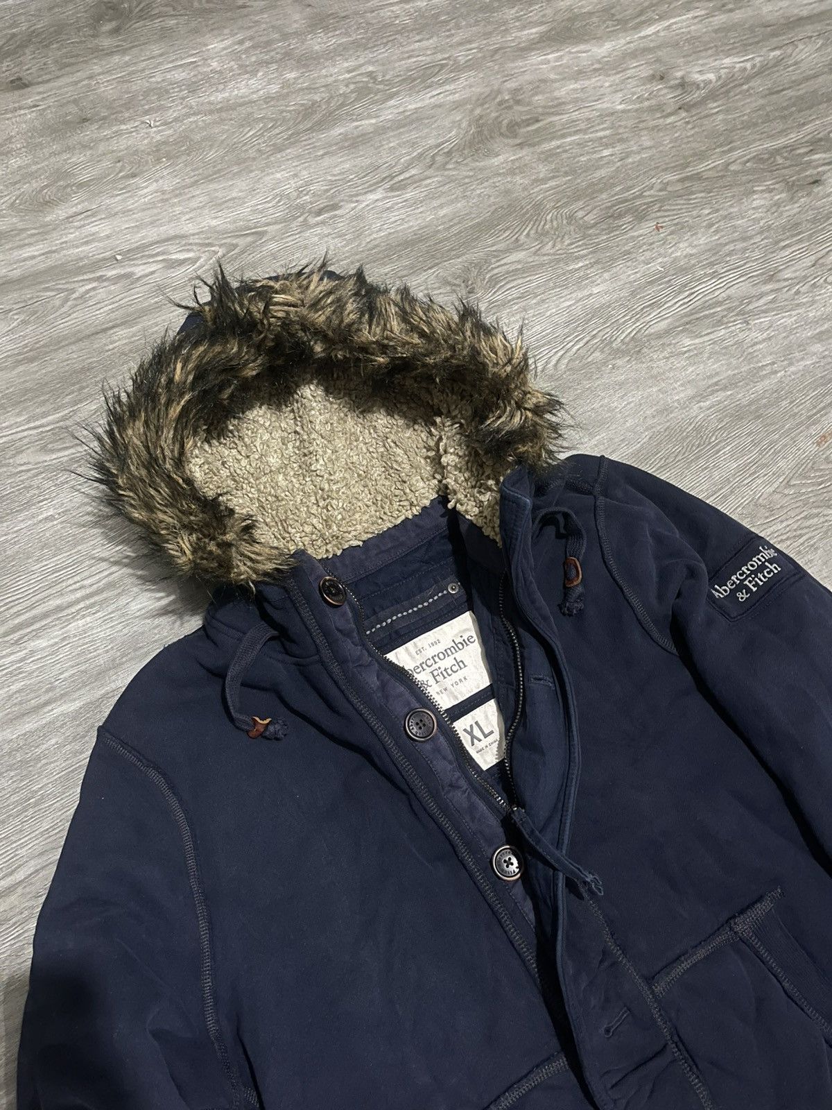 Abercrombie & Fitch Vintage🔥Abercrombie & Fitch Fauxfur Rare. Size US XL / EU 56 / 4 - 3 Thumbnail
