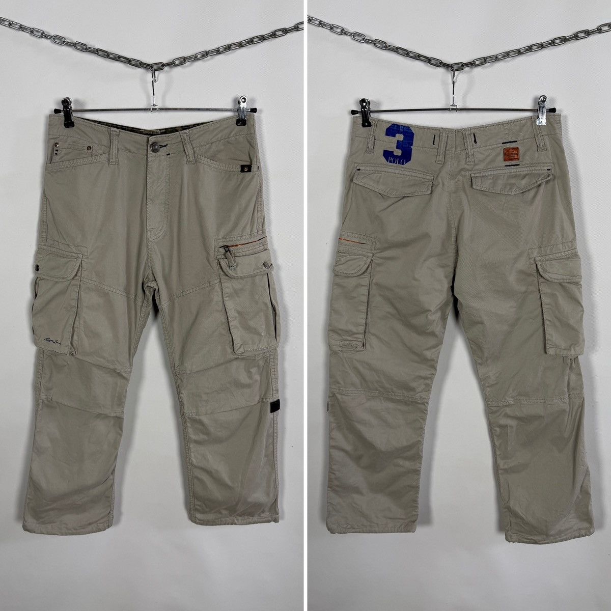Polo Ralph Lauren Men’s Polo Ralph Lauren Cargo Pants Y2K Vintage Size S-M Size US 30 / EU 46 - 1 Thumbnail