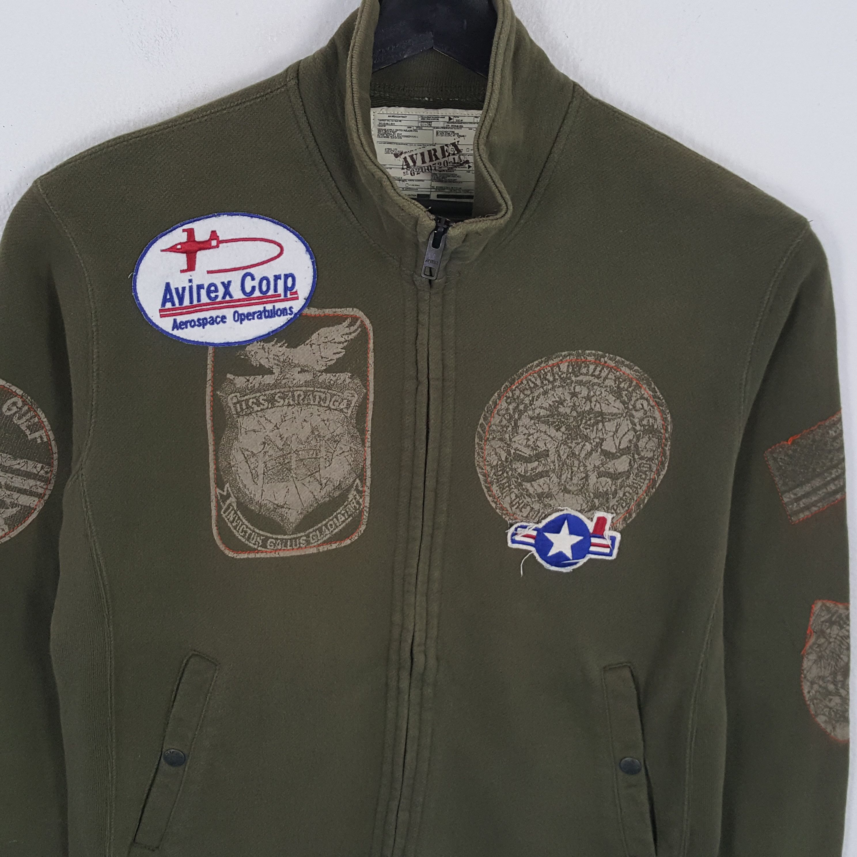 Avirex × Vintage AVIREX Corp Aerospace Sweater Jacket Size US M / EU 48-50 / 2 - 2 Thumbnail