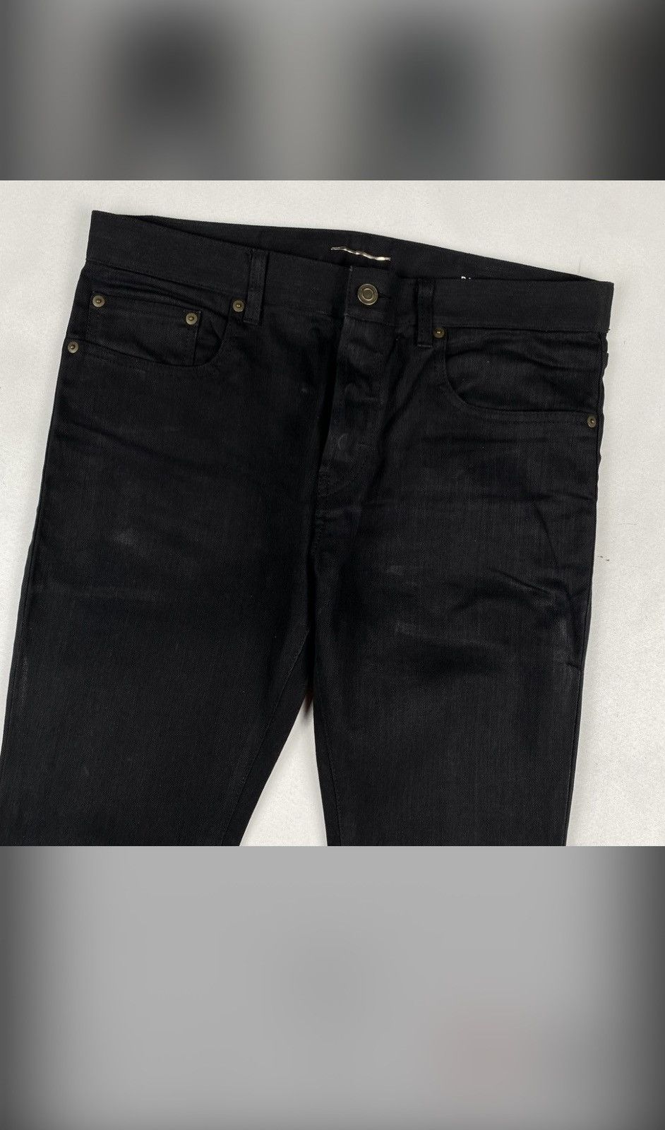 Saint Laurent Paris FW13- black D01 skinny denim by hedi slimane Size US 32 / EU 48 - 3 Thumbnail