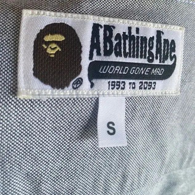 Bape Best Deals 🍻 Bape Chambray Hoodie Shirt Size US S / EU 44-46 / 1 - 8 Thumbnail