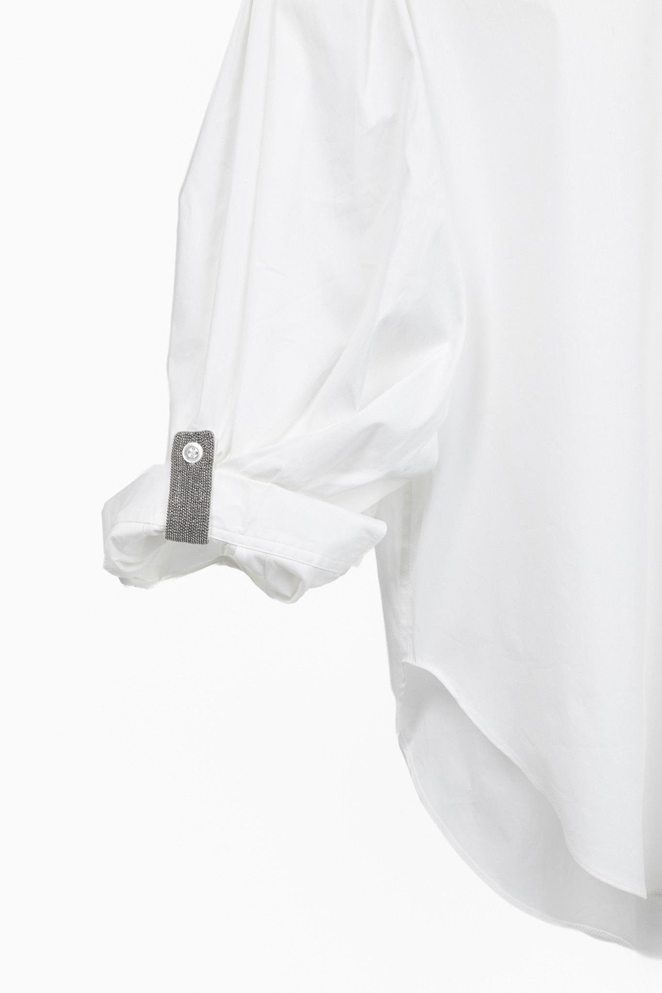 Brunello Cucinelli Brunello Cucinelli SS21 Cotton Monili-Tab Buttoned Shirt Size XS / US 0-2 / IT 36-38 - 5 Thumbnail