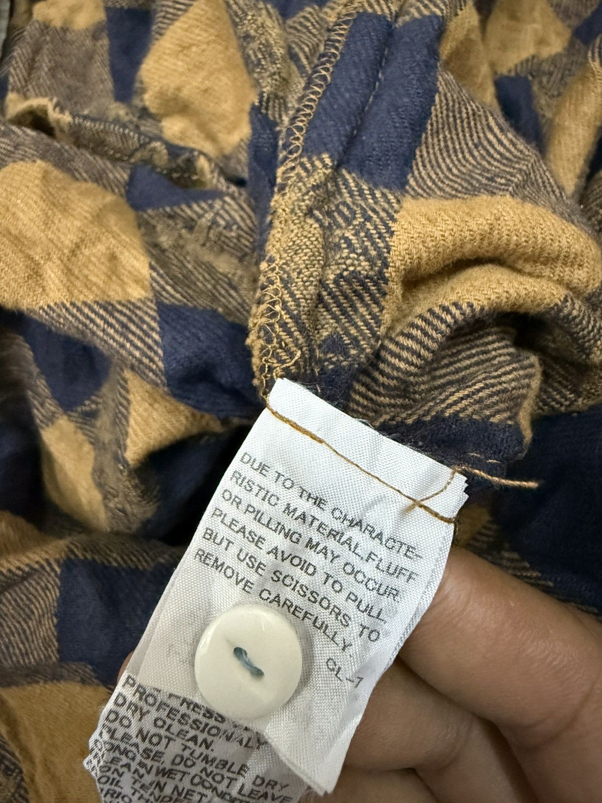 Issey Miyake Ne-Net Chekered Flanel Long Shirt Button Up Size M / US 6-8 / IT 42-44 - 11 Thumbnail