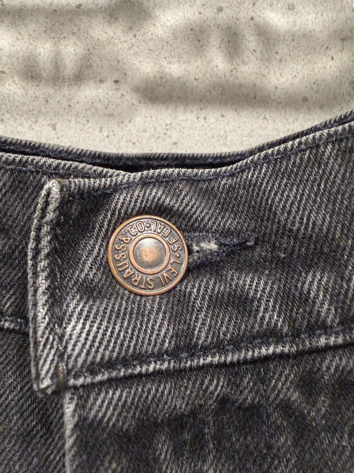 Levi's Vintage Clothing Vintage 1970's Levi's 517 Washed Black Distressed Denim Size US 36 / EU 52 - 5 Thumbnail