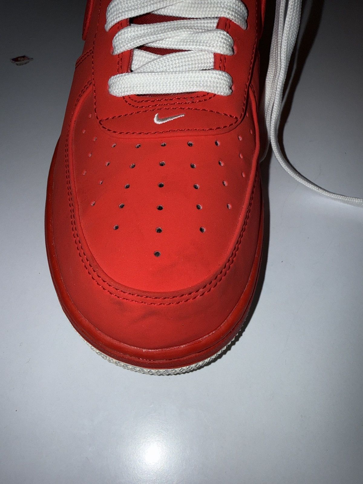 Nike Air Force 1 - red/white Size US 9 / EU 42 - 15 Thumbnail