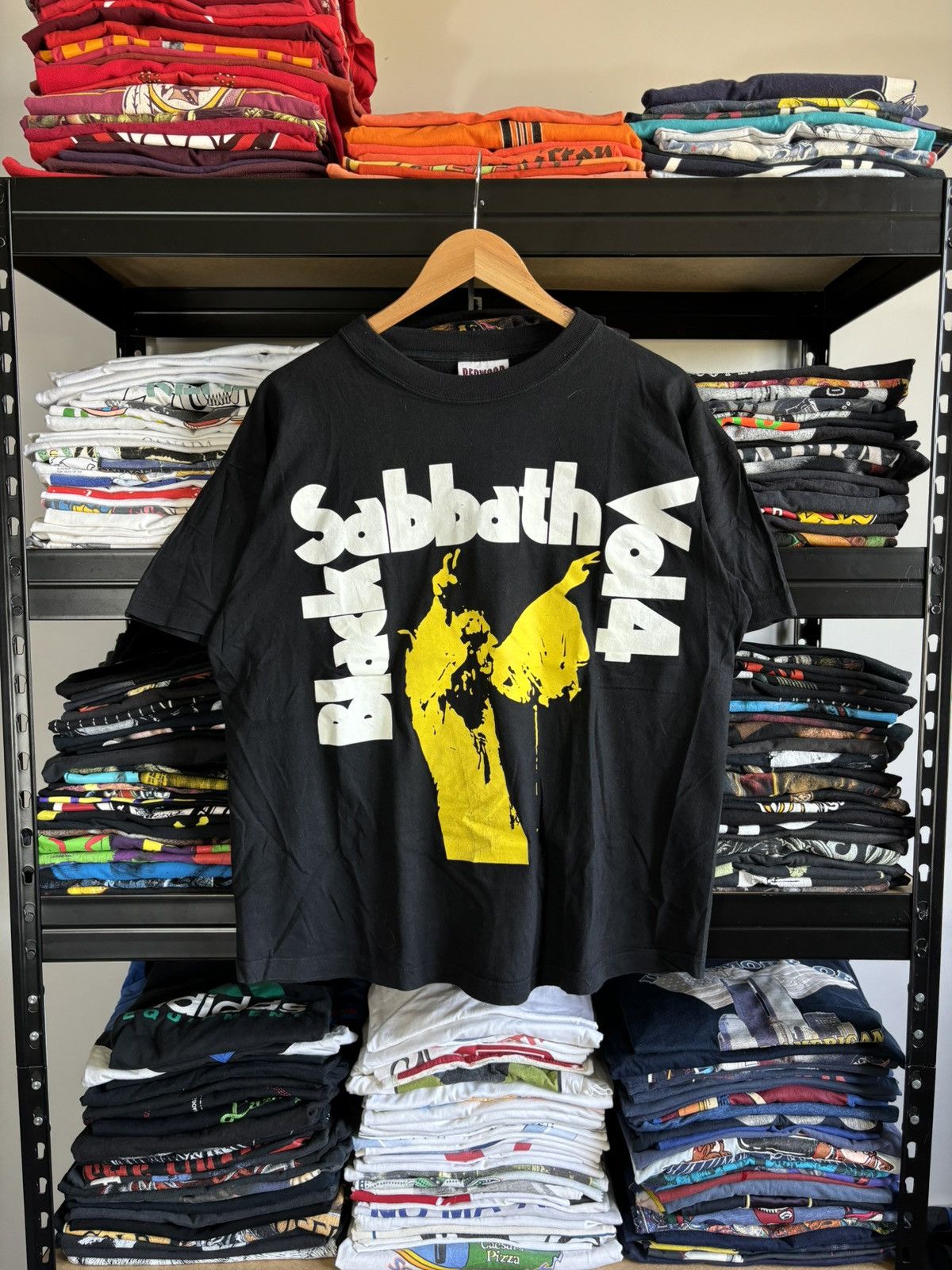 Black Sabbath Vintage 90s Black Sabbath Vol4 black t shirt OG Band