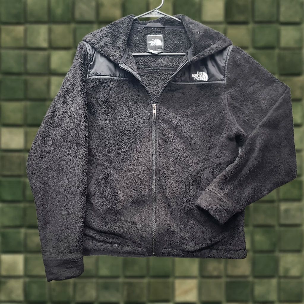 The North Face The North Face Denali Jacket Women's L Black Relaxed Fleece Full Zip Hooded Mid-Length Size L / US 10 / IT 46 - 1 Thumbnail